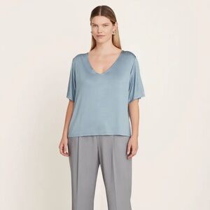 Vince Flutter Sleeve Knit Top